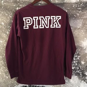 Pink long sleeve t shirt